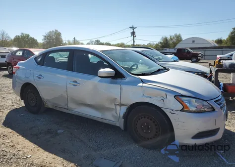 2013 Nissan Sentra S из США, поврежденный, VIN 3N1AB7AP4DL724658